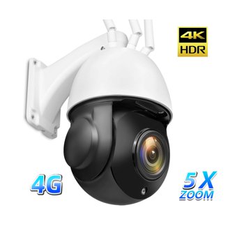 WSD PTZ5X80G  Поворотная камера видеонаблюдения 4G 8Mp 5х зум